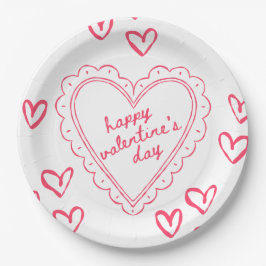 Galentine's Day Valentijn Meisjes Uitnodiging Papieren Bordje