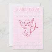 Galentine's Day Valentijns Meiden Uitnodiging (Achterkant)