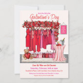 Galentine's Day Valentijnsdag Feest Uitnodiging (Voorkant)