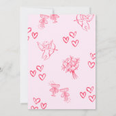 Galentine's Day Valentijnskaarten Uitnodiging voor (Achterkant)