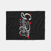 Galentines Day Valentines Day Female Friendship Ga Fleece Deken (Voorkant (Horizontaal))