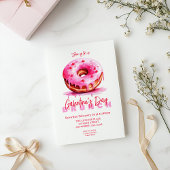 Galentine's Day Waterverf Donuts Kaart