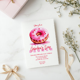 Galentine's Day Waterverf Donuts Kaart