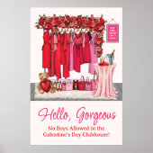 Galentine's Day *Welkom Bord Poster ALLEEN* (Voorkant)