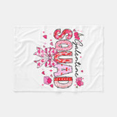 Galentines Day Women Galentines Squad Funny Valent Fleece Deken (Voorkant (Horizontaal))