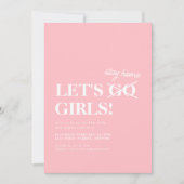 Galentines Diner Valentijn Meisjes Nacht Uitnodige Kaart (Voorkant)