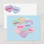 Galentine's discussie-ballonnen - BADASS SQUAD Briefkaart (Voorkant / Achterkant)