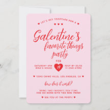 Galentine's Favoriete Things Party Valentijns