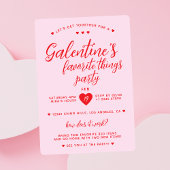 Galentine's Favoriete Things Party Valentijns Kaart