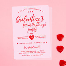 Galentine's Favoriete Things Party Valentijns