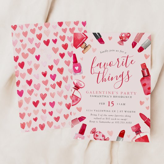 Galentine's Favorite Things Party Kaart