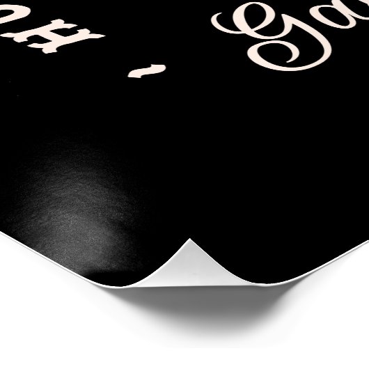 Galentines feest meisjes nacht cowgirl western zwa perfect poster (Hoek)