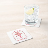 Galentine's feest valentijnen besties meisjes prep kartonnen onderzetters (Insitu)