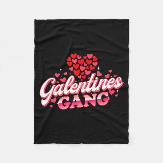 Galentines Gang - Galentine's Day Gals Sisterhood  Fleece Deken (Voorkant)