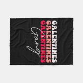 Galentines Gang - Galentine's Day Gals Sisterhood  Fleece Deken (Voorkant (Horizontaal))