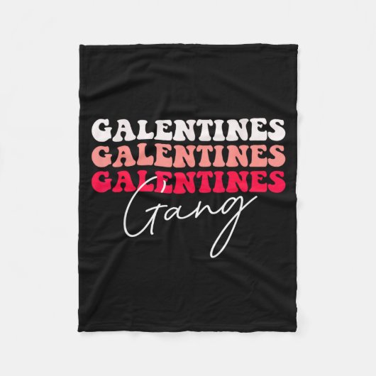 Galentines Gang - Galentine's Day Gals Sisterhood  Fleece Deken (Voorkant)