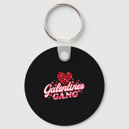 Galentines Gang - Galentine's Day Gals Sisterhood Sleutelhanger (Voorkant)