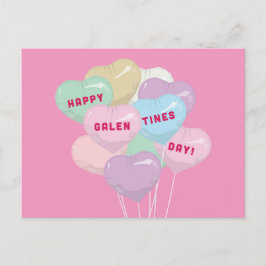 Galentine's gespreksballonnen - U R BADASS Briefkaart