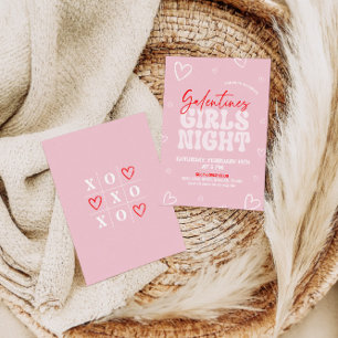 Galentines Girl Night Party Kaart