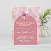 Galentine's Groove party Kaart (Staand voorkant)