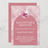 Galentine's Groove party Kaart (Voorkant / Achterkant)