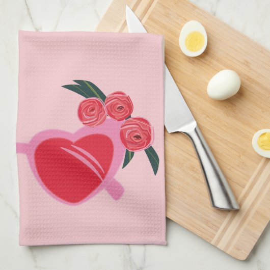 Galentine's keukenhanddoek (Quarter Fold)