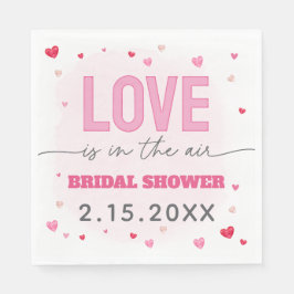 Galentines Liefde is in het Air Vrijgezellenfeest Servet