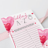Galentine's liefde zit in het Air A-Z bruidsspel Menu