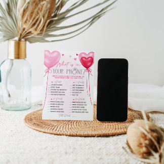 Galentine's liefde zit in het luchttelefoonspel kaart