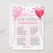 Galentine's liefde zit in het luchttelefoonspel kaart (Voorkant)