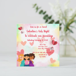 Galentine's Meidenavond Uitnodiging