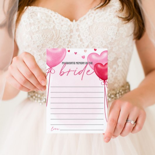 Galentine's Mijn favoriete geheugen van bruidspel Menu