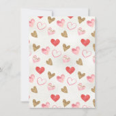 Galentine's Palentine's Day Pannenkoek Hart Brunch Kaart (Achterkant)