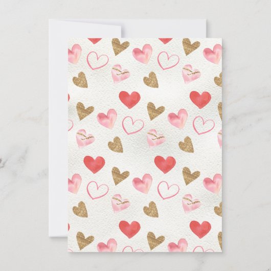 Galentine's Palentine's Day Pannenkoek Hart Brunch Kaart (Achterkant)