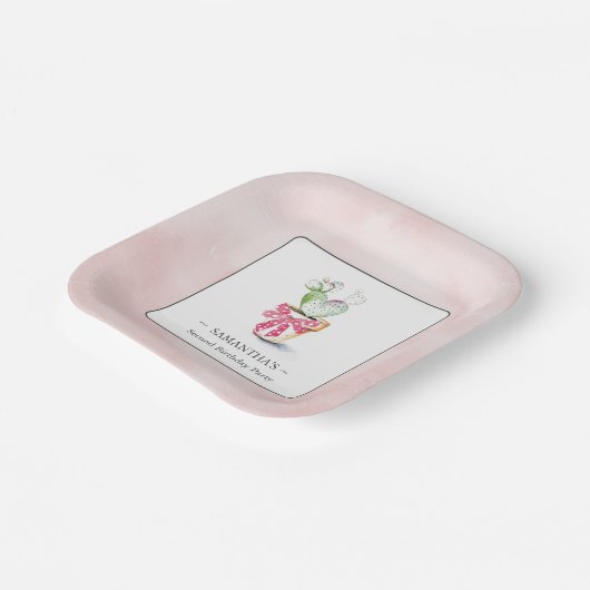 Galentines Party Decor Papieren Bordje (Gebogen)