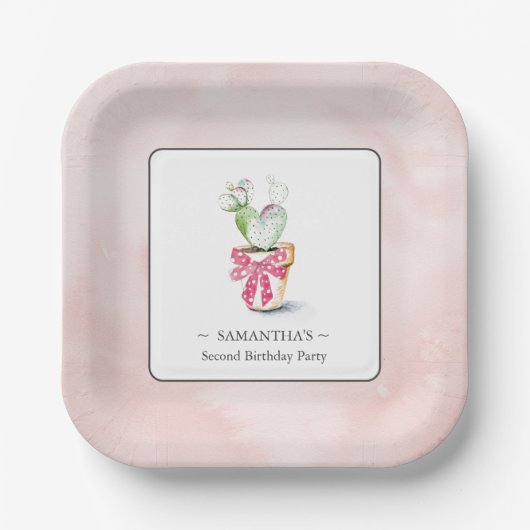 Galentines Party Decor Papieren Bordje (Voorkant)