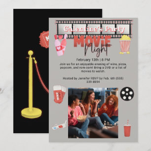 Galentine's Party Filmavond Kaart