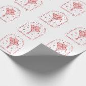 Galentine's party valentijnen bestie hartballonnen cadeaupapier (Hoek)