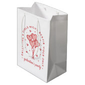 Galentine's party valentijnen bestie hartballonnen medium cadeauzakje (Achterkant Gekanteld)