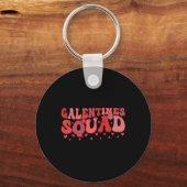 Galentines Squad Bende Valentijn Grappige Galentin Sleutelhanger (Voorkant)