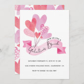 Galentine's uitnodiging tot Brunch (Voorkant / Achterkant)