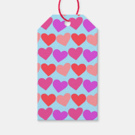 Galentines Valentijns  Harten Groovy Retro CUSTOM Cadeaulabel