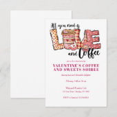 GALENTINES VALENTIJNSDAG KOFFIEKOPJES EN SNOEP KAART (Voorkant / Achterkant)