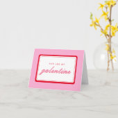 Galentine's Valentijnse Kaart (Gele Bloem)