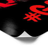 Galentines Valentijnse  Vrouw Vrouwen Galentine Li Perfect Poster (Hoek)