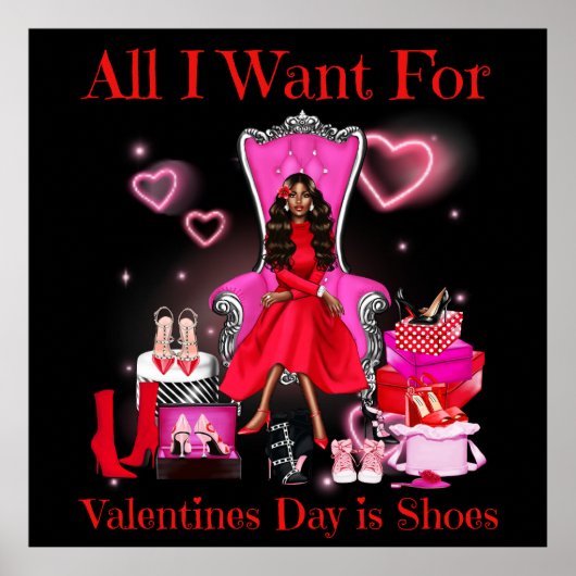 Galentines Valentijnse  Vrouw Vrouwen Galentine Li Poster (Voorkant)