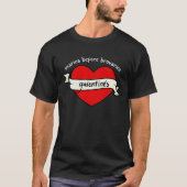 GALENTINE's Valentine's Day OVARIES before BROVARI T-shirt (Voorkant)