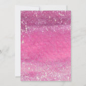 Galentin's Day Night Out Pink Heart Gem Sparkle Kaart (Achterkant)