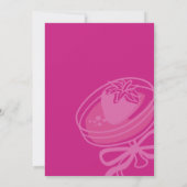 Galentin's Day Night Out Pink Strawberry Cocktail  Kaart (Achterkant)