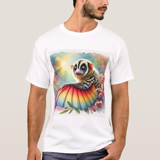 Galeopithecus Majesty 290824AREF145 - Watercolor T-shirt (Voorkant)